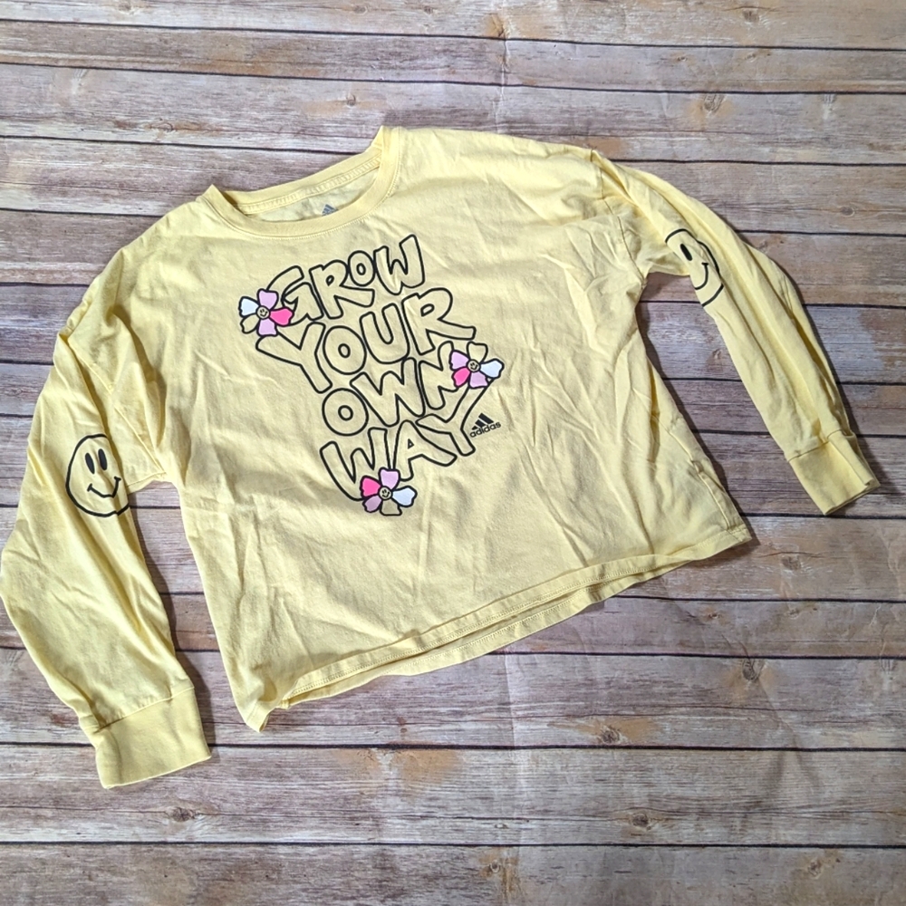 ADIDAS “GROW YOUR OWN WAY” KIDS LONG SLEEVE SHIRT